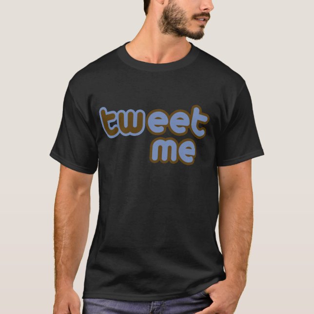 Camiseta Twitter me tuitou com humor ofensivo (Frente)