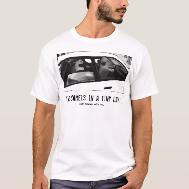 Camiseta Two Camels na Tiny Car! (Frente)