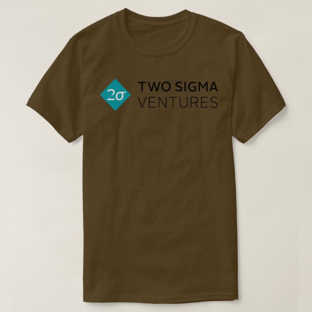 Camiseta Two Sigma Ventures logo (Frente do Design)