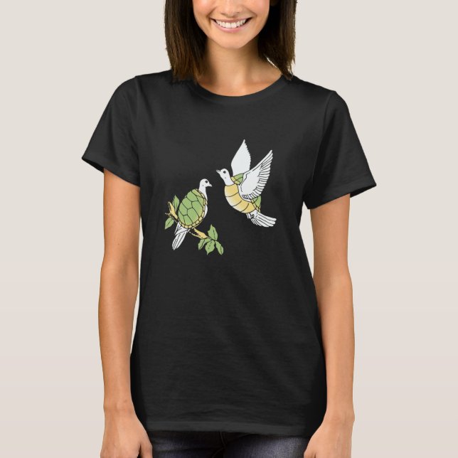 Camiseta Two Turtle Doves 12 Days Of Christmas (Frente)