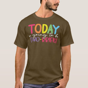 Camiseta TWORIFFIC Today Tworrifc Twosday School Student Te