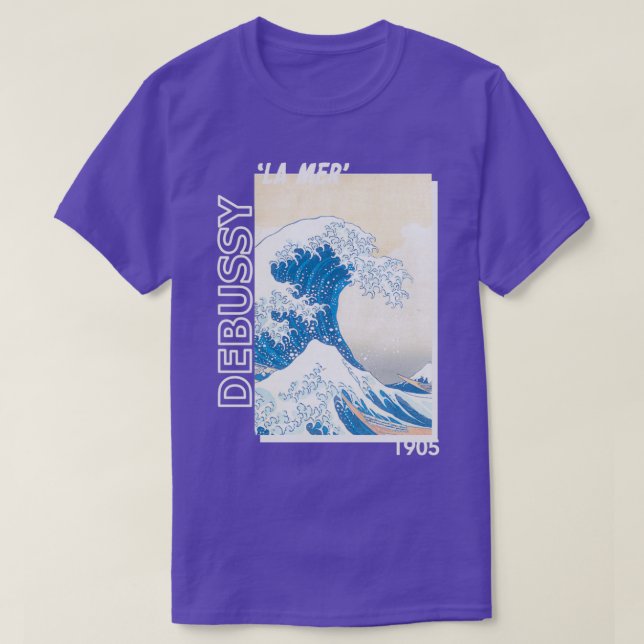 Camiseta twoset violin debussy la mer 1905 (Frente do Design)
