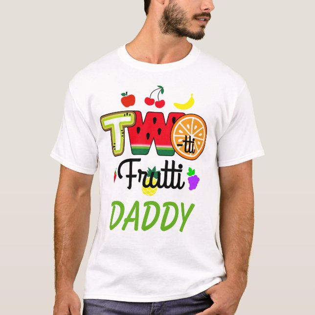 Camiseta Twotti Fruitti Birthday Girl | Pai T-Shirt (Frente)