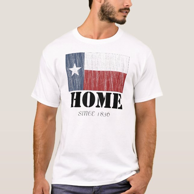 CAMISETA TX111, DESDE 1836, EM CASA (Frente)
