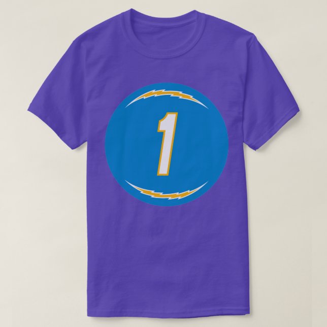 Camiseta Ty Long Número 1 Jersey Carregadores Los Angeles I (Frente do Design)