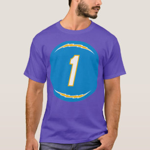 Camiseta Ty Long Número 1 Jersey Carregadores Los Angeles I