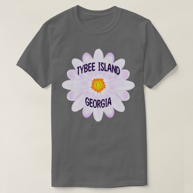 Camiseta Tybee Island Georgia 1 (Frente do Design)