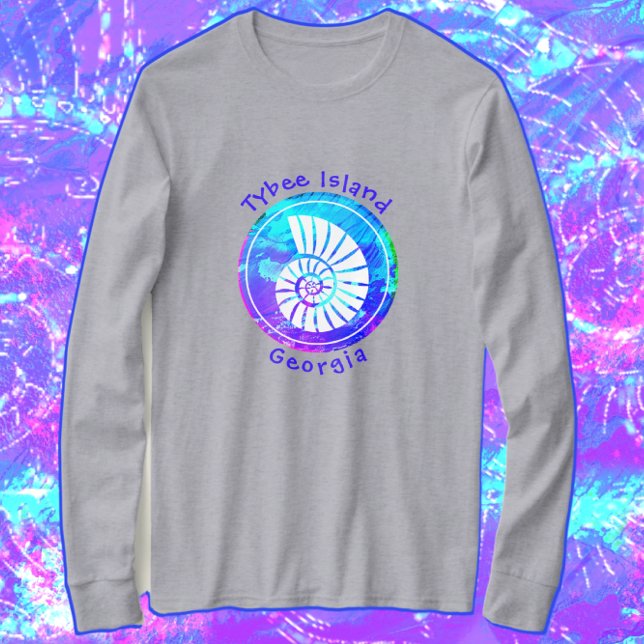 Camiseta Tybee Island Georgia Ocean Seashell T Shirt (Criador carregado)
