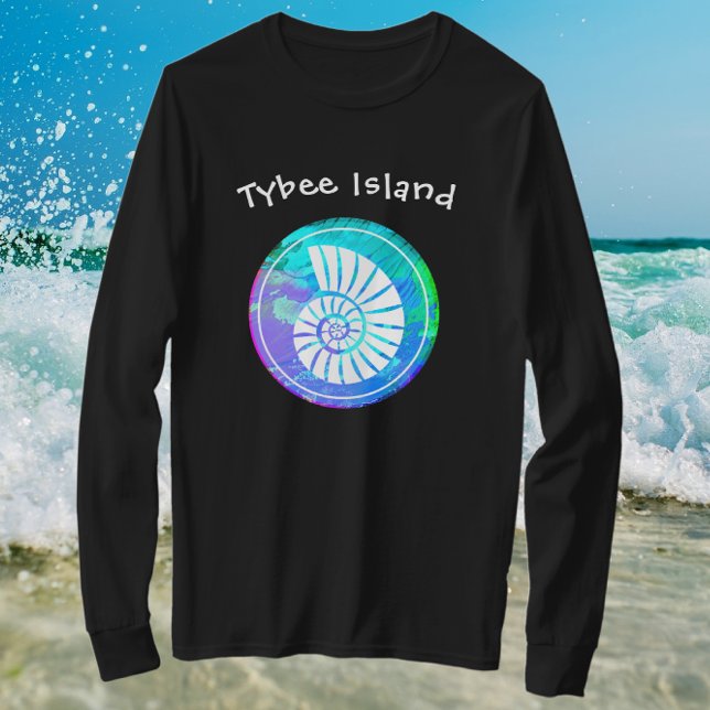 Camiseta Tybee Island Sea Shell (Criador carregado)