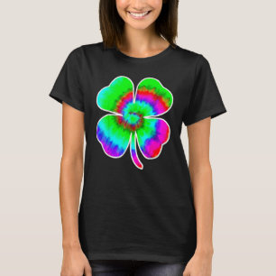 Camiseta Tye Dye Dia de São Patrício Women Green C Irish 60