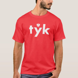 Camiseta tyk Tshirt do Sobrenome polonês