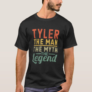Camiseta Tyler O Homem O Mito A Legenda Nome Tyler
