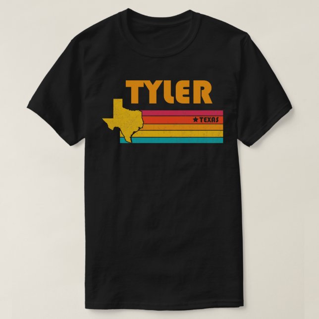 Camiseta Tyler Texas Vintage desapontou Souvenir (Frente do Design)
