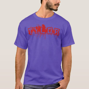 Camiseta Tylor - Nome Figurino de Halloween Personalizado
