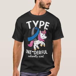 Camiseta Type One Derful Naturalmente Doce Diabetes