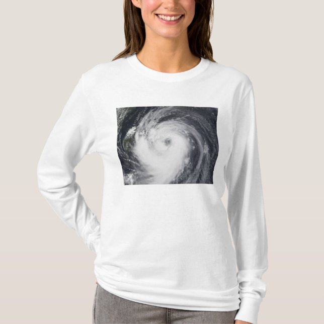 Camiseta Typhoon Chaba no oceano Pacífico ocidental (Frente)