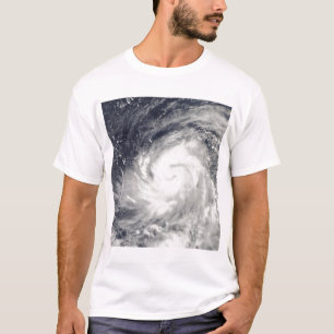 Camiseta Typhoon Lupit sobre o Oceano Pacífico Ocidental