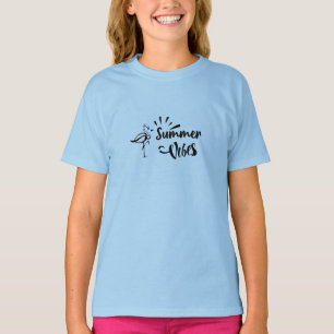 Camiseta Typografia de Summer Flamingo