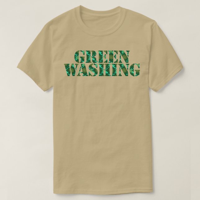 Camiseta Typografia Greenwash (Frente do Design)