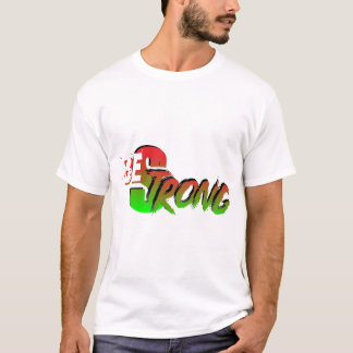 Camiseta Typografia T-Shirt "Be Strong" - Visto empoderador