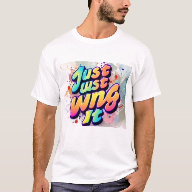 Camiseta "Typografia Tshirt Divertida: Apenas Asa" (Frente)