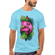 Tyranicorn Rosa Dino - Azul