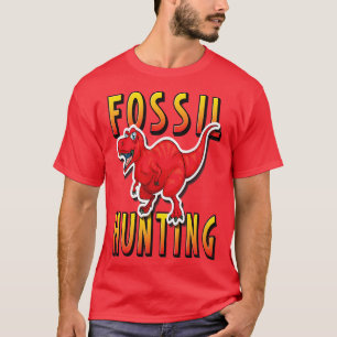 Camiseta Tyrannosaurus Dinossaur T Rex, caça Fóssil