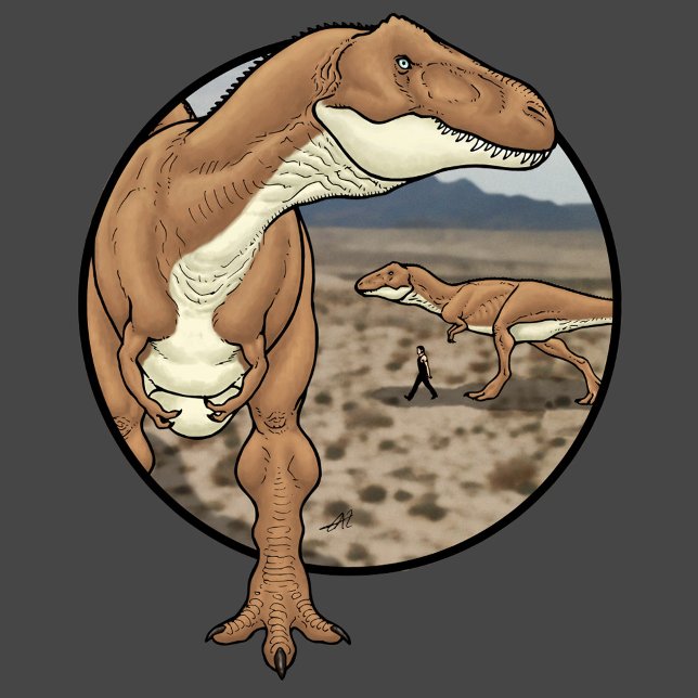 Camiseta Tyrannosaurus rex #2 (Criador carregado)