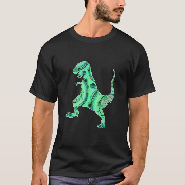 Camiseta Tyrannosaurus Rex Animal Rex Creepy Dinosaur (Frente)