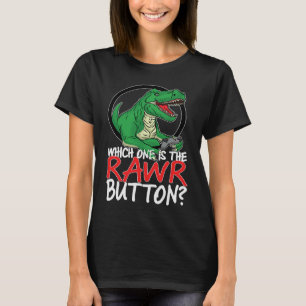 Camiseta Tyrannosaurus Rex Dinosaur que é o Rawr Butto