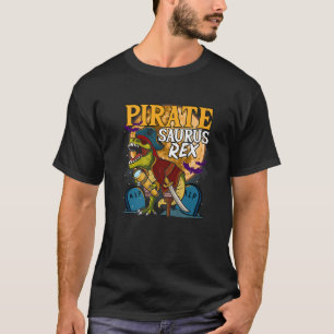 Camiseta Tyrannosaurus Rex - Engraçado Pirate Halloween Sau