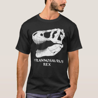 Camiseta Tyrannosaurus Rex Fossil Skull T Shirt