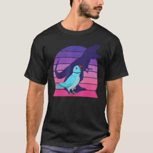 Camiseta Tyrannosaurus Rex I Gritando Blue Indian Ringneck