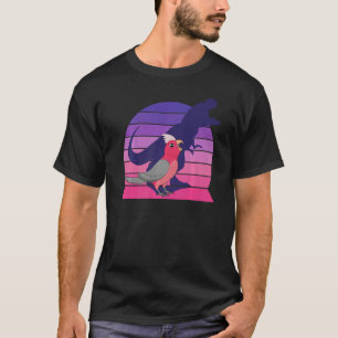 Camiseta Tyrannosaurus Rex I Gritando Rosa com Galah