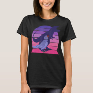 Camiseta Tyrannosaurus Rex I Gritando Toque Índio Violeta