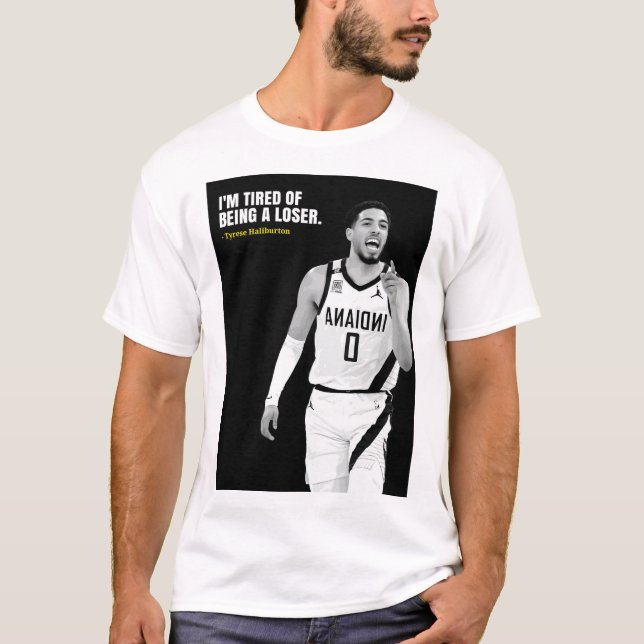 Camiseta Tyrese Halliburton quotes T-Shirt (Frente)