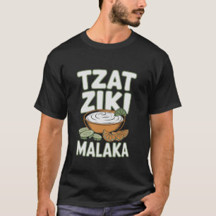 Camiseta Tzatziki Malaka Gyros Grécia Bifteki Souvlaki