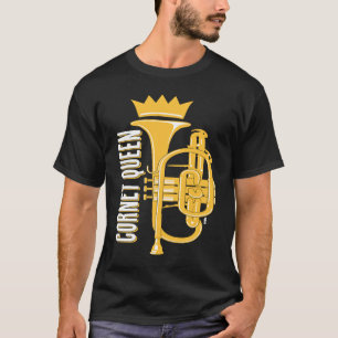 Camiseta u201CCORNET QUEENu201D cornet fêmea cornet p