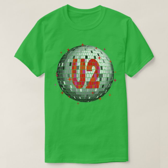 Camiseta U2 Disco Ball Red (Frente do Design)