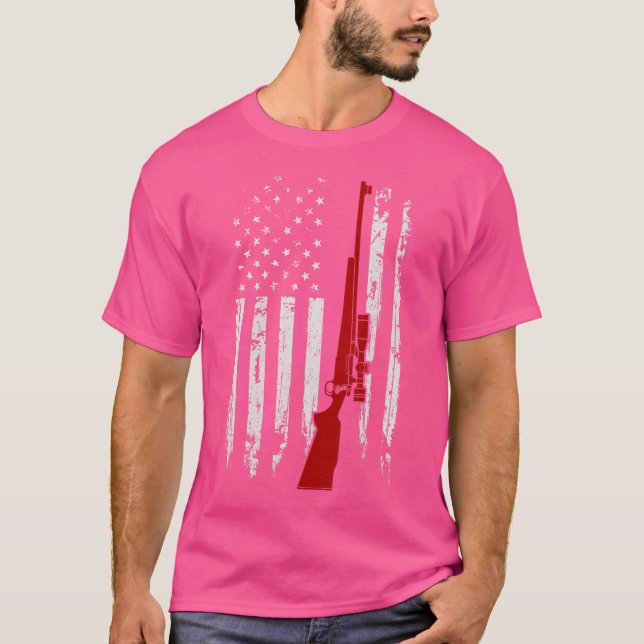 Camiseta U.A. Desapontou Deer Hunting Rifle Hunter (Frente)