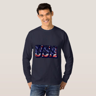 Camiseta U.A. Flag Letters, Bandeira Basic Sleeve Tee