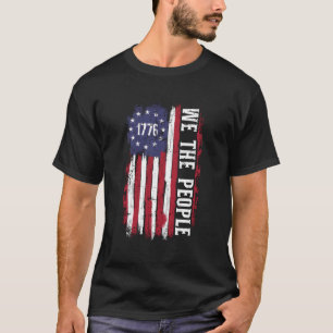 Camiseta U American Flag 1776 Nós Somos Pessoas Para Indepe