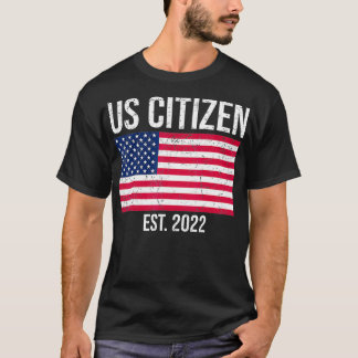 Camiseta U Citiania Decoration American New USA Citizen