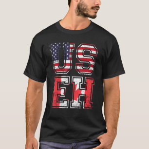 Camiseta U Eh American Canadian Meme Cote 1