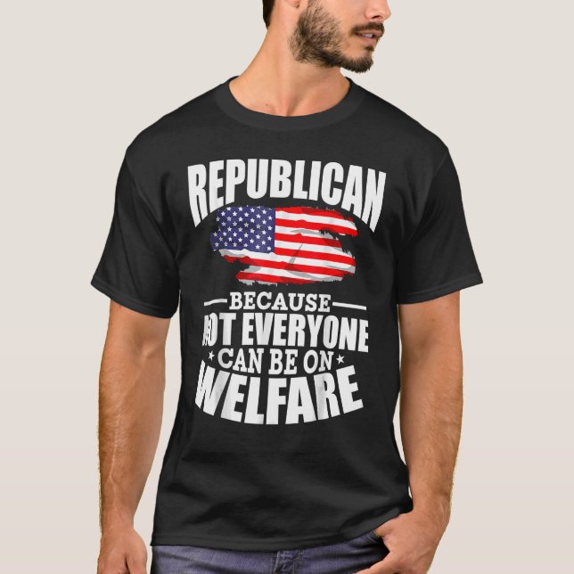 Camiseta U Flag Conservador Politics American Pride Repub (Frente)