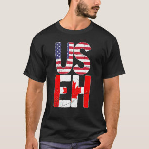 Camiseta U Flag Country Canadian Maple Leaf Useh Canadá