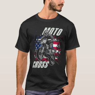 Camiseta U Flag Dirtbike Motocross Mx