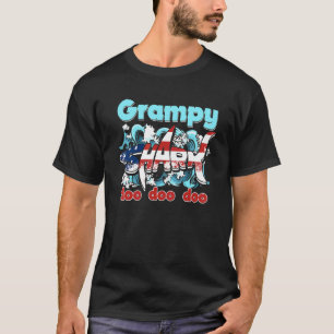 Camiseta U Flag Grampy Shark Doo Doo Doo 4 De Julho