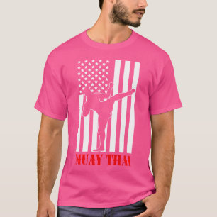 Camiseta U Flag Kickboxing Martial Arts Fighter Muay Thai