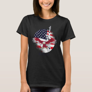 Camiseta U Flag Usa 4 De Julho Patriótico American Graphic